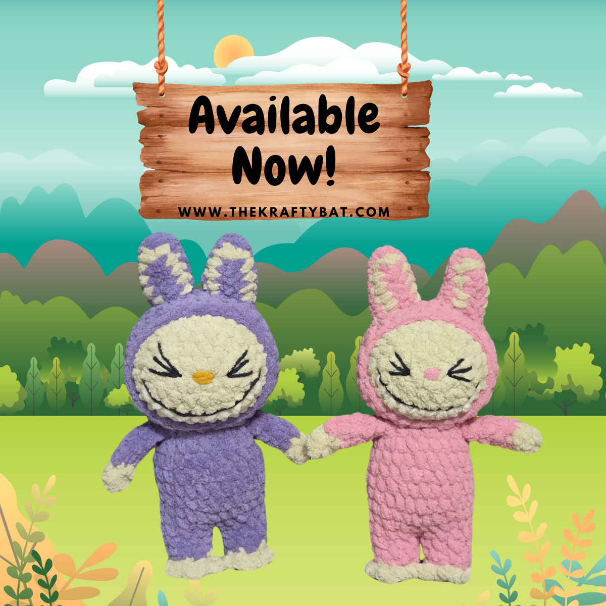 crochet bakemono monsters The Monsters Crochet – The Krafty Bat