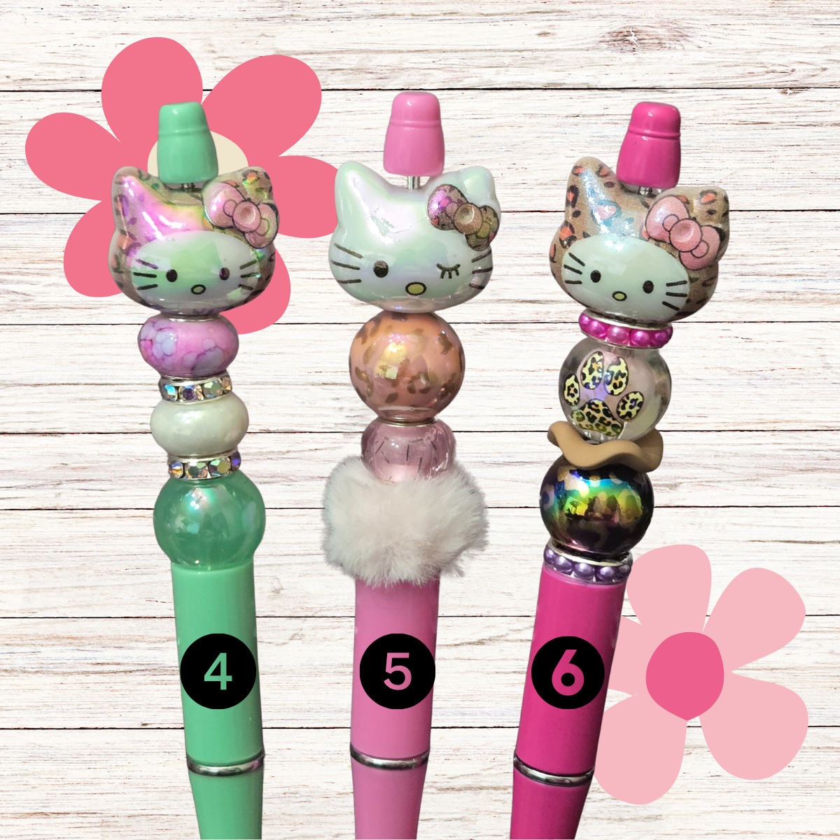 HKitty Beaded Pens