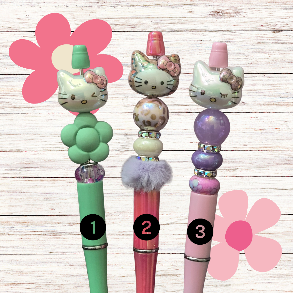 HKitty Beaded Pens