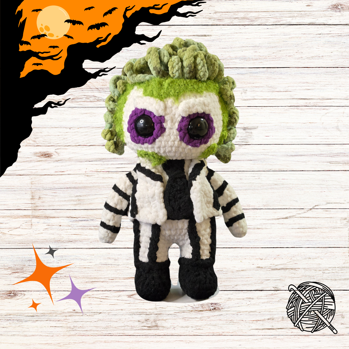 BJ Monster Crochet Doll