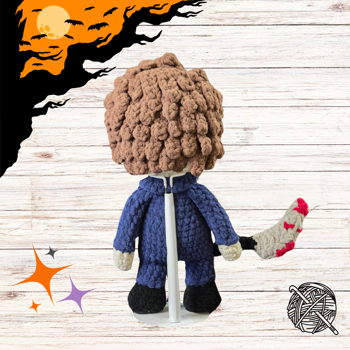 Halloween Monster Crochet Doll