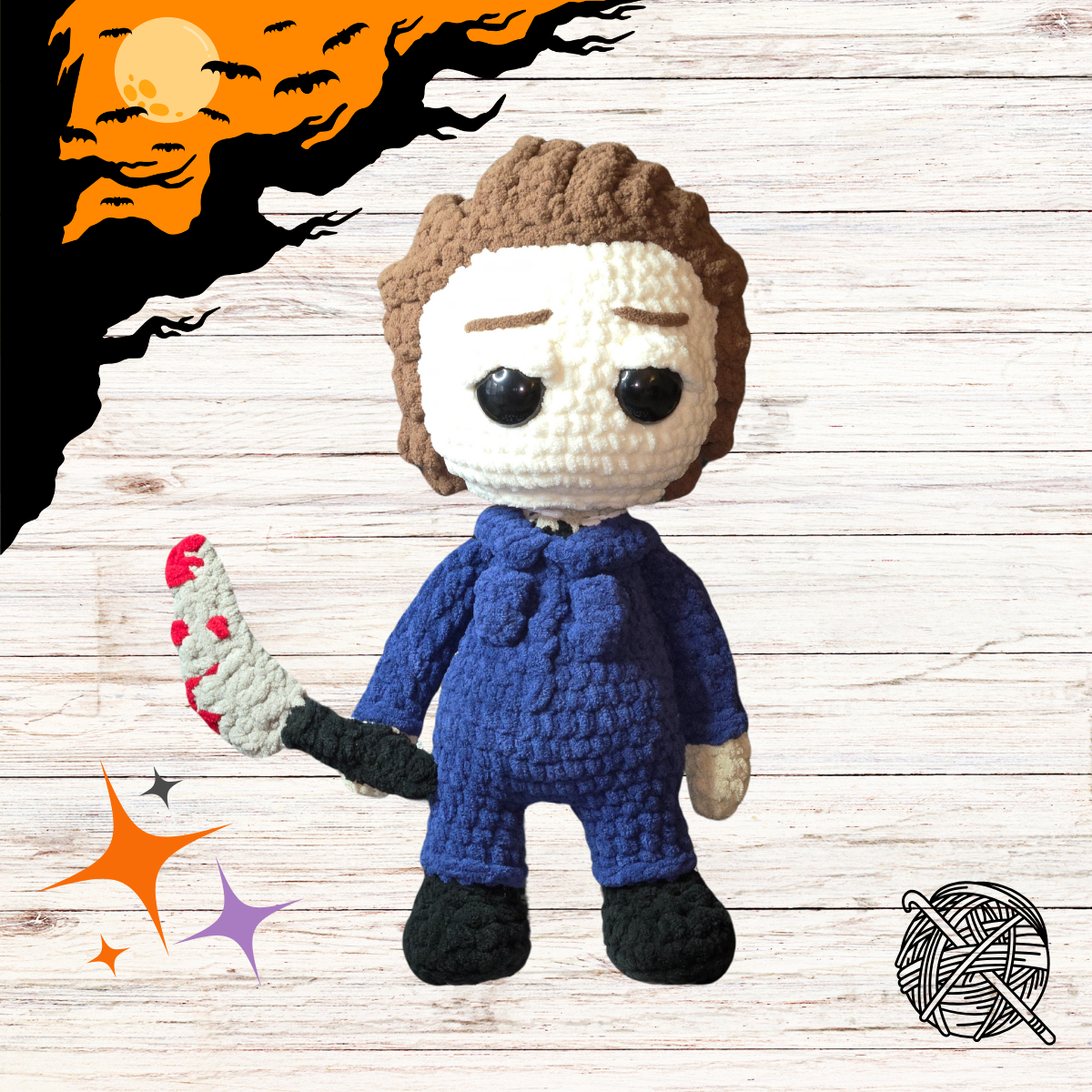 Halloween Monster Crochet Doll