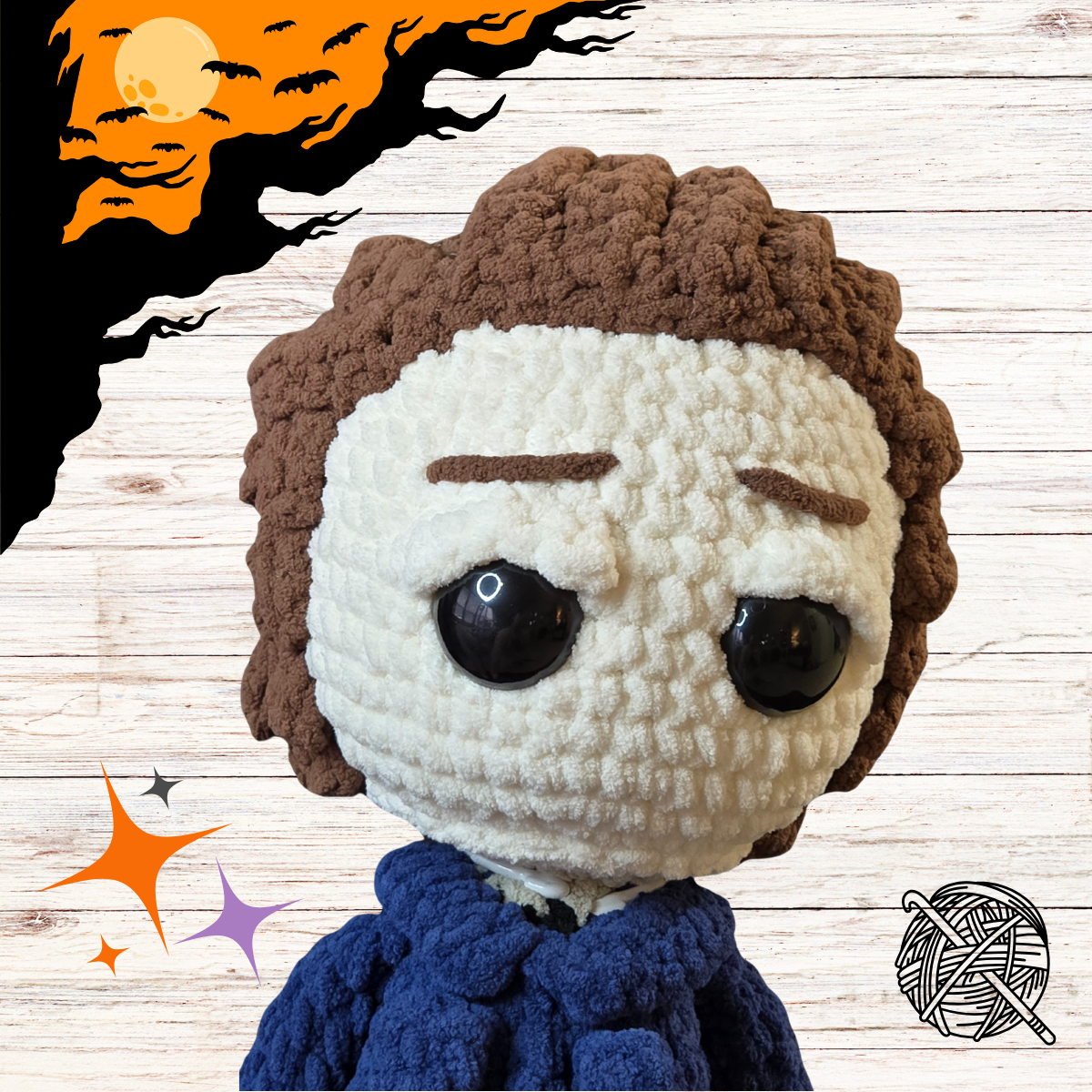 Halloween Monster Crochet Doll