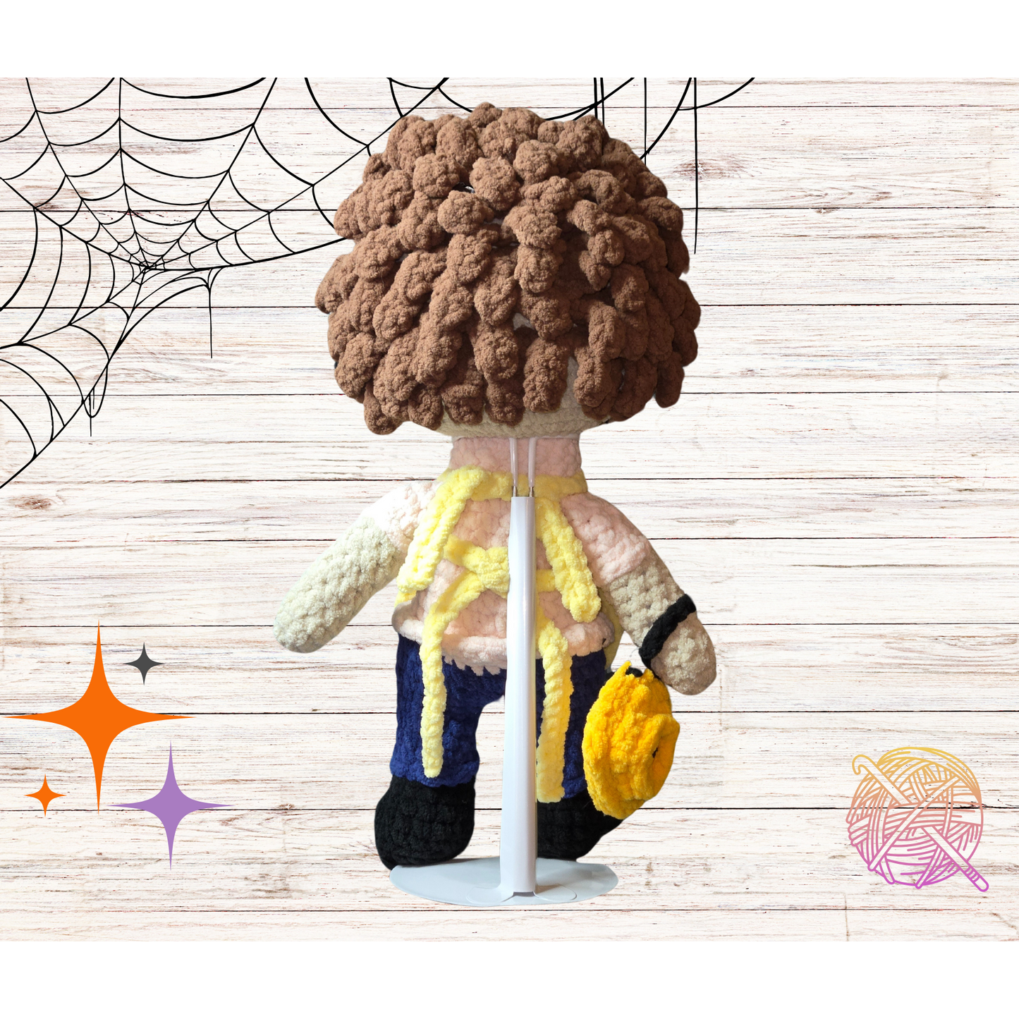 Leatherface Monster Crochet Doll