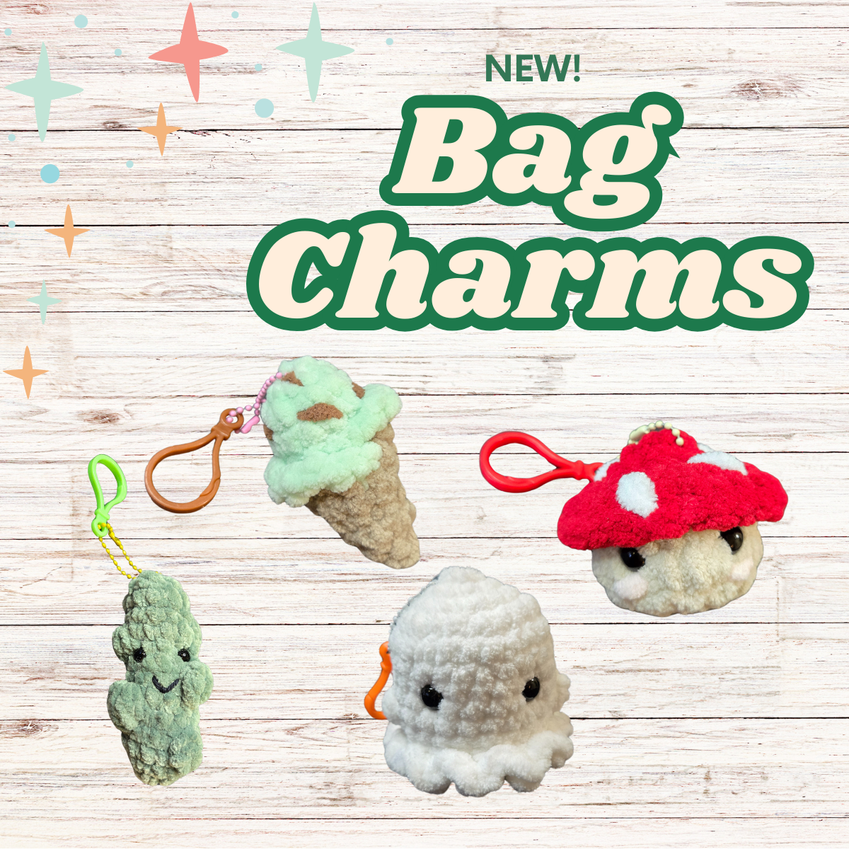 New! Bag Charms