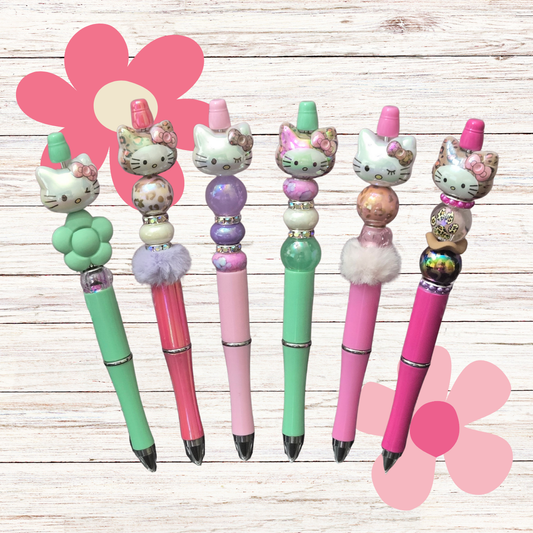 HKitty Beaded Pens