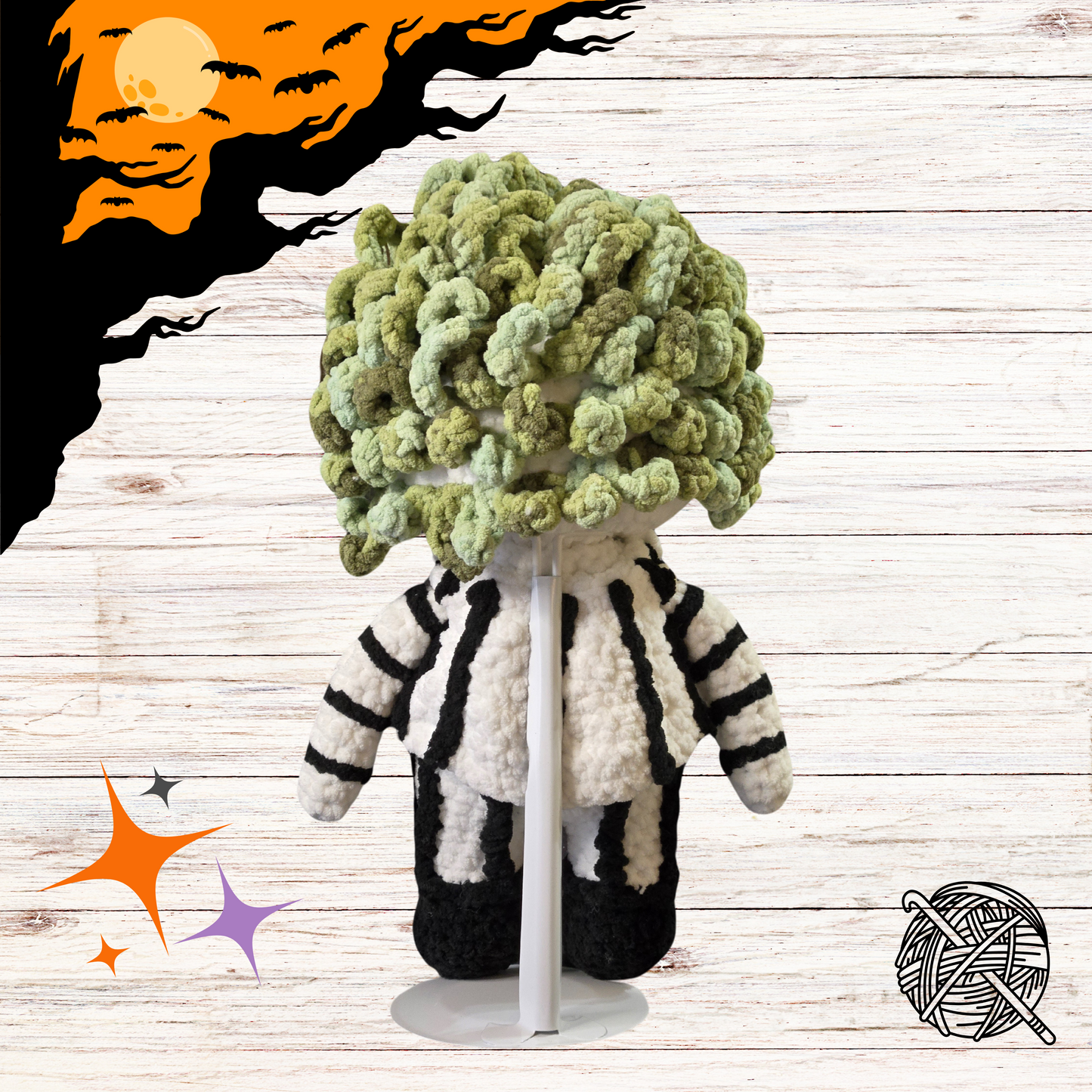 BJ Monster Crochet Doll