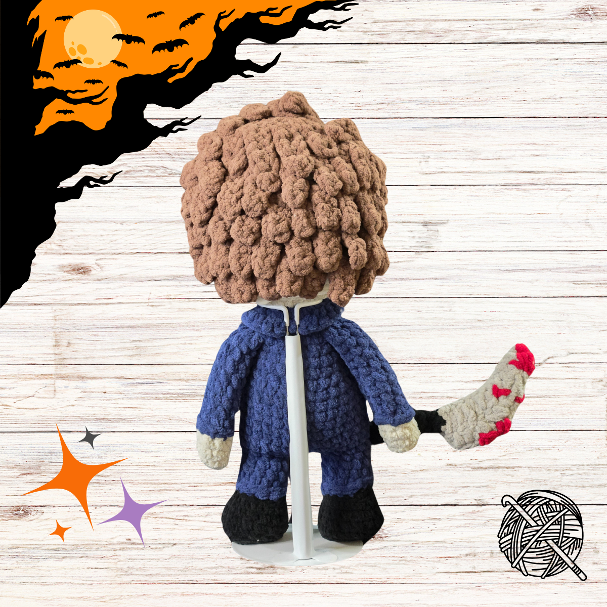 Halloween Horror Crochet Doll