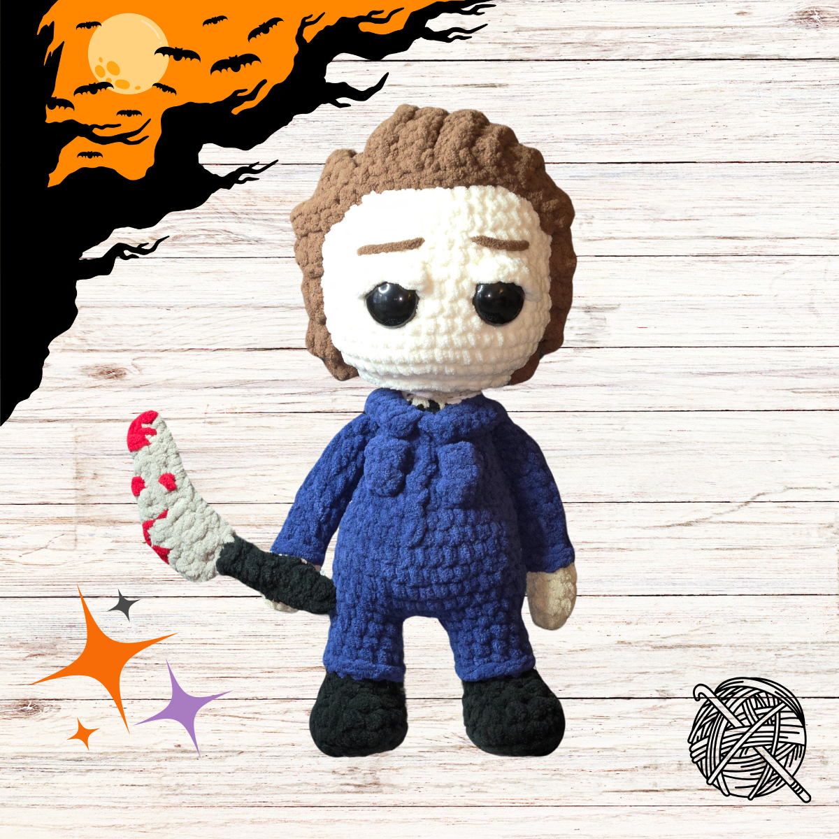 Halloween Horror Crochet Doll